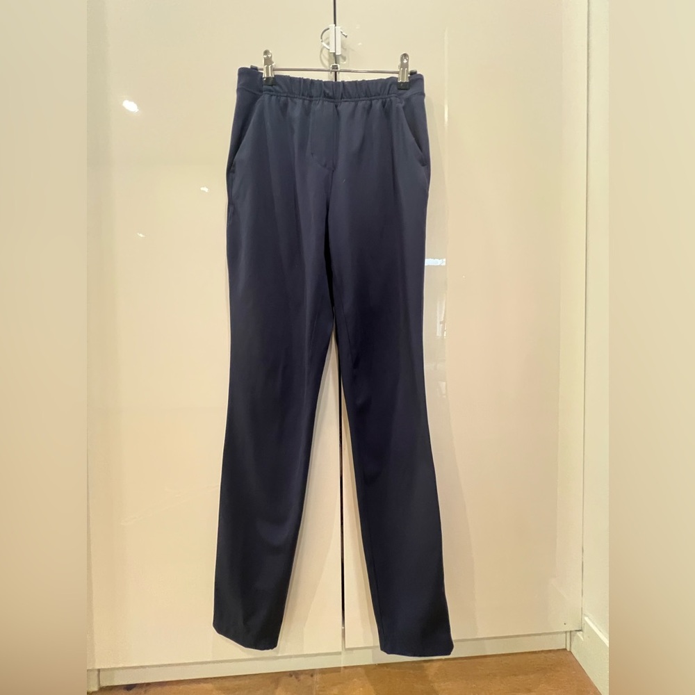 Kit and Ace Navy Blue Stretch Tapered Pants | Size 0
